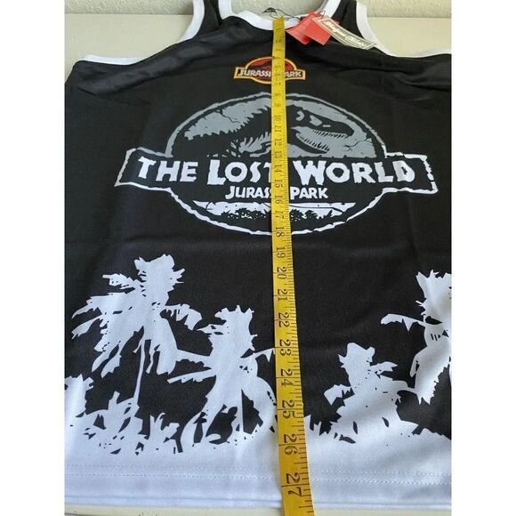 Headgear Classics Men’s Sz 2XL The Lost World  Jurassic Park BBall Jersey NEW - Picture 6 of 8